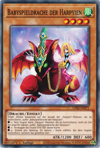 Babyspieldrache der Harpyien Yu-Gi-Oh! Karte LDS2-DE071 Common