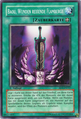 Baou, Wunden reißende Flamberge Yu-Gi-Oh! Karte SD5-DE027 Common