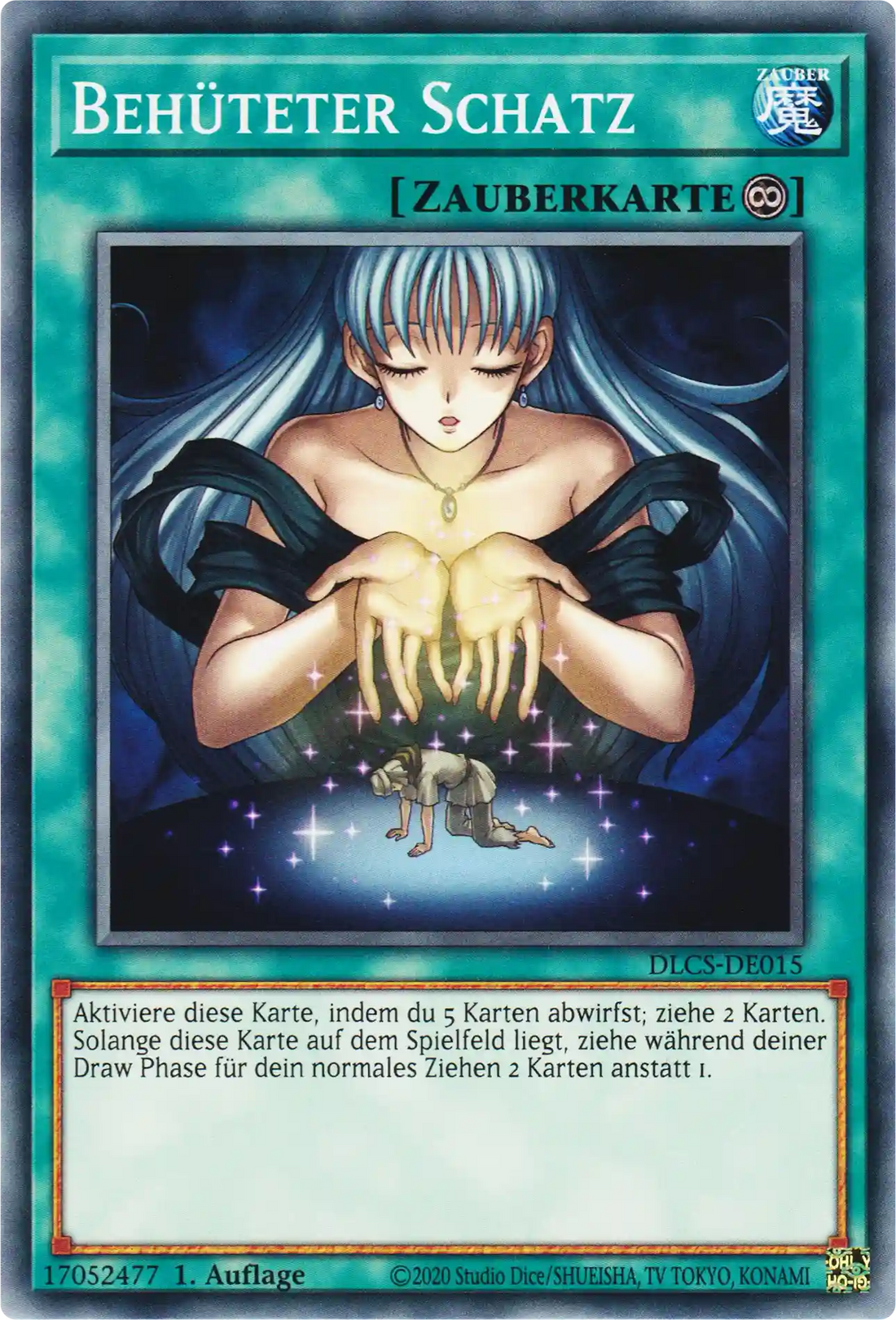 Behüteter Schatz Yu-Gi-Oh! Karte DLCS-DE015 Common