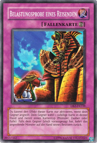 Belastungsprobe eines Reisenden Yu-Gi-Oh! Karte DB2-DE239 Common
