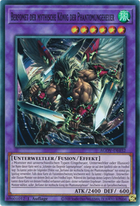 Berfomet der mythische König der Phantomungeheuer Yu-Gi-Oh! Karte AGOV-DE032 Super Rare
