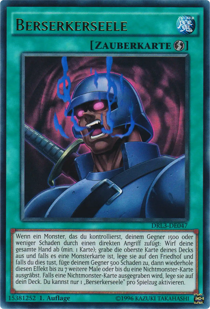 Berserkerseele Yu-Gi-Oh! Karte DRL3-DE047 Ultra Rare