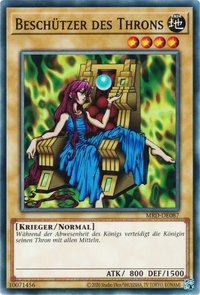 Beschützer des Throns Yu-Gi-Oh! Karte MRD-DE087 Common