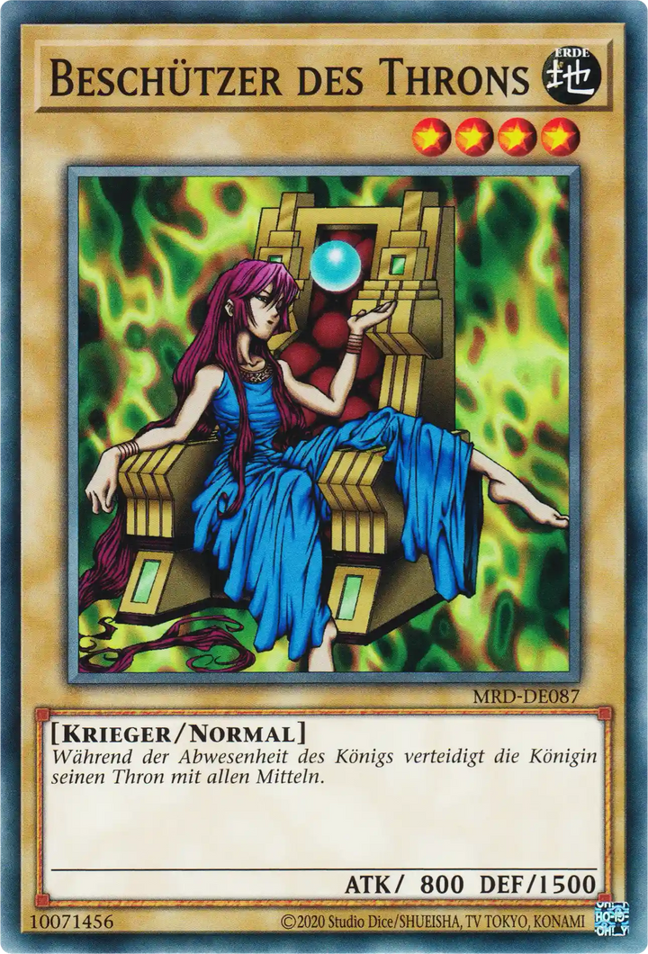 Beschützer des Throns Yu-Gi-Oh! Karte MRD-DE087 Common
