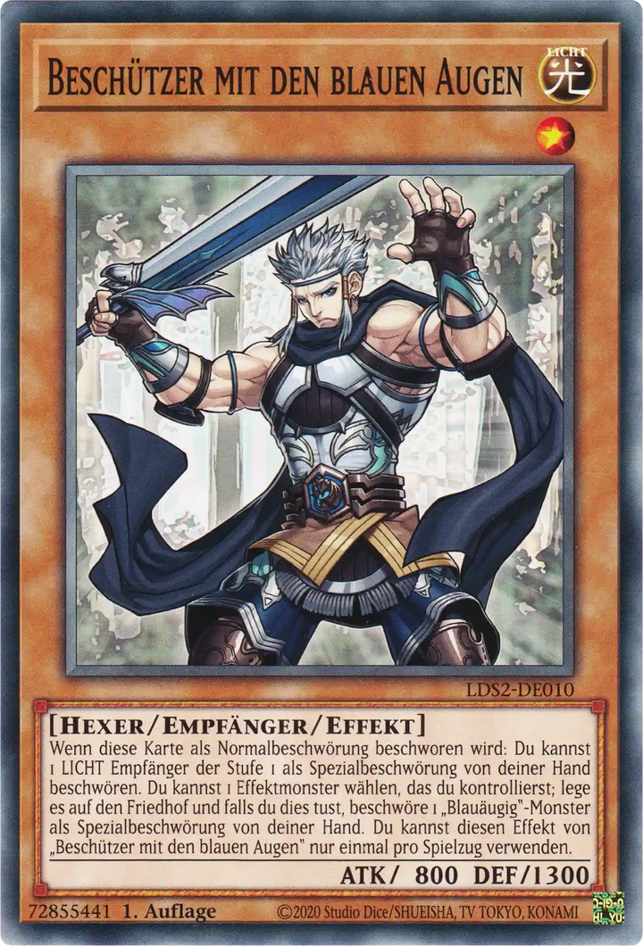 Beschützer mit den blauen Augen Yu-Gi-Oh! Karte LDS2-DE010 Common