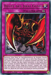 Beute des Jirai Gumo Yu-Gi-Oh! Karte MAZE-DE010 Rare
