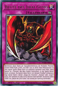 Beute des Jirai Gumo Yu-Gi-Oh! Karte MAZE-DE010 Rare