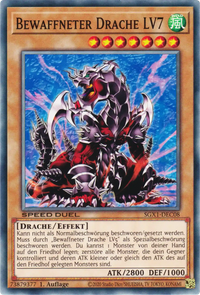 Bewaffneter Drache LV7 Yu-Gi-Oh! Karte SGX1-DEC08 Common