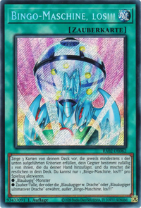 Bingo-Maschine, Los!!! Yu-Gi-Oh! Karte RA02-DE062 Secret Rare