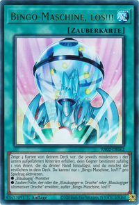 Bingo-Maschine, Los!!! Yu-Gi-Oh! Karte RA02-DE062 Ultra Rare