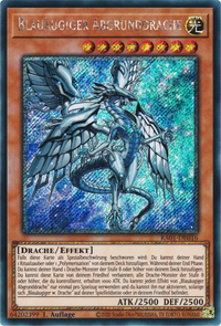 Blauäugiger Abgrunddrache Yu-Gi-Oh! Karte RA01-DE016 Platinum Secret Rare