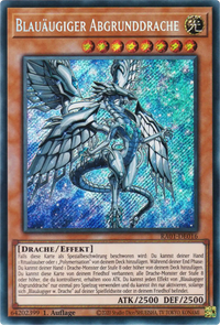 Blauäugiger Abgrunddrache Yu-Gi-Oh! Karte RA01-DE016 Secret Rare