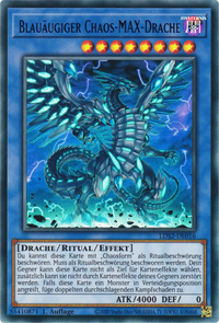 Blauäugiger Chaos-MAX-Drache Yu-Gi-Oh! Karte LDS2-DE016 Blue Ultra Rare