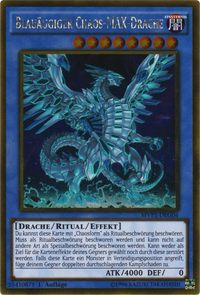 Blauäugiger Chaos-MAX-Drache Yu-Gi-Oh! Karte MVP1-DEG04 Gold Rare