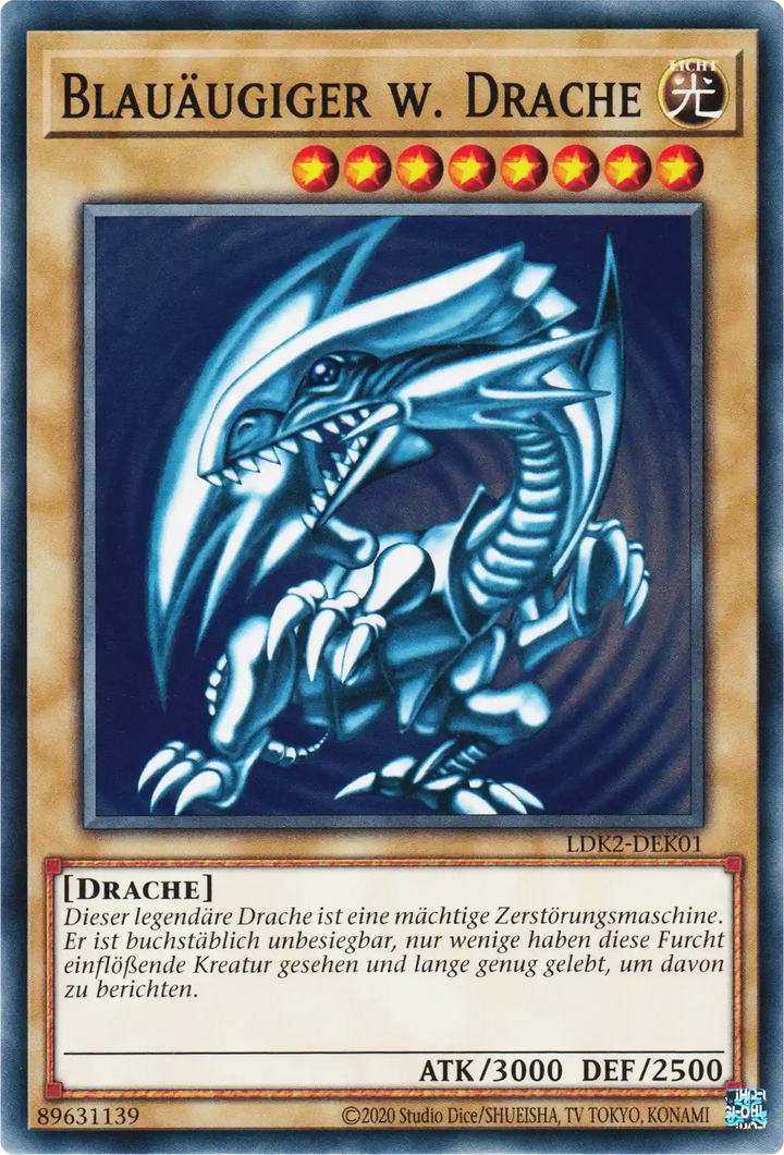 Blauäugiger w. Drache Yu-Gi-Oh! Karte LDK2-DEK01 Common