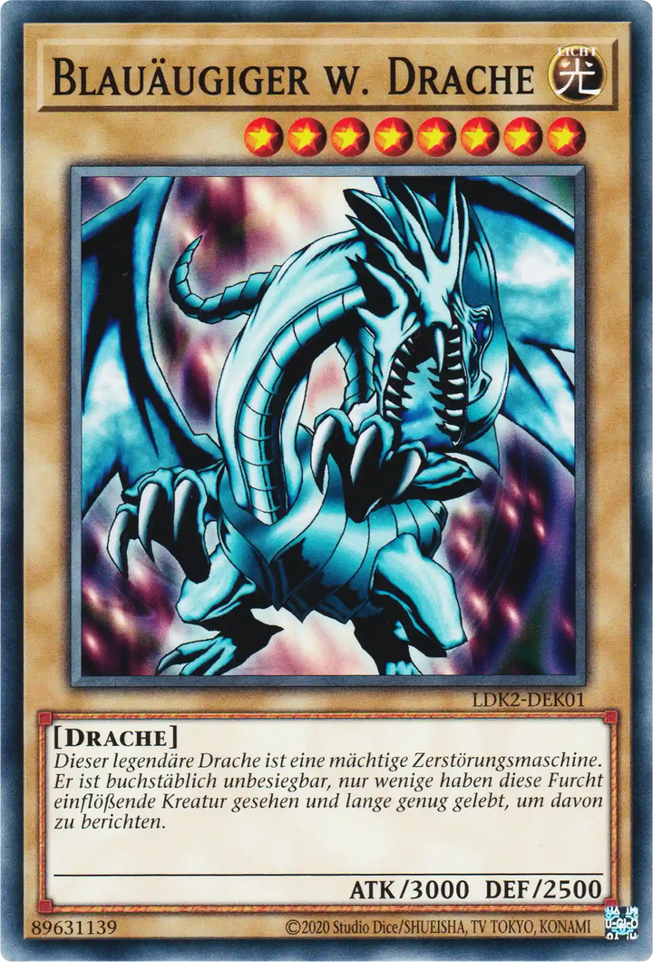 Blauäugiger w. Drache Yu-Gi-Oh! Karte LDK2-DEK01 Common