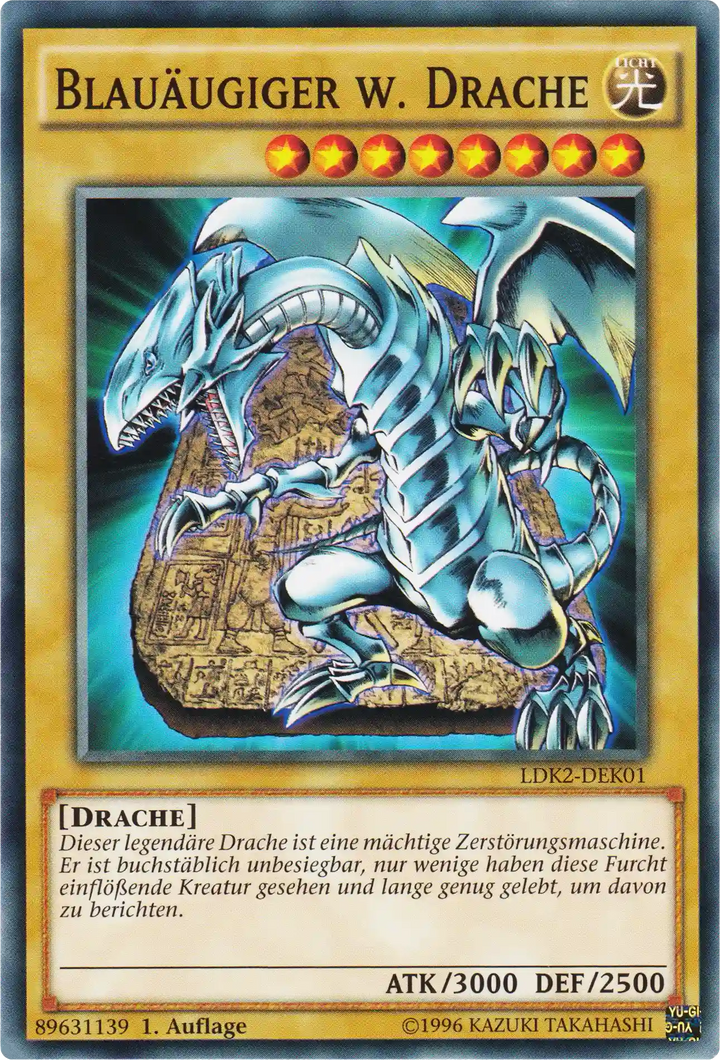 Blauäugiger w. Drache Yu-Gi-Oh! Karte LDK2-DEK01 Common