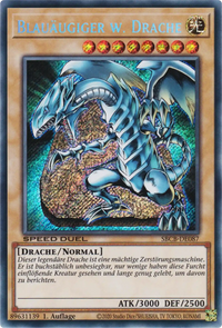 Blauäugiger w. Drache Yu-Gi-Oh! Karte SBCB-DE087 Secret Rare