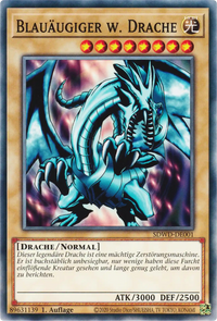 Blauäugiger w. Drache Yu-Gi-Oh! Karte SDWD-DE001 Common