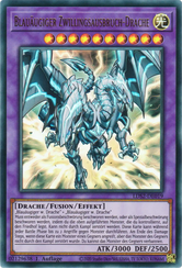 Blauäugiger Zwillingsausbruch-Drache Yu-Gi-Oh! Karte LDS2-DE019 Ultra Rare
