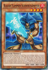 Blauer Flammen-Schwertkämpfer Yu-Gi-Oh! Karte LDK2-DEJ14 Common