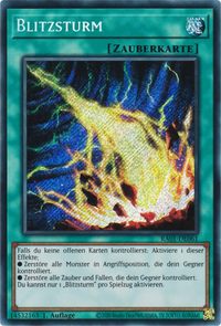 Blitzsturm Yu-Gi-Oh! Karte RA01-DE061 Secret Rare