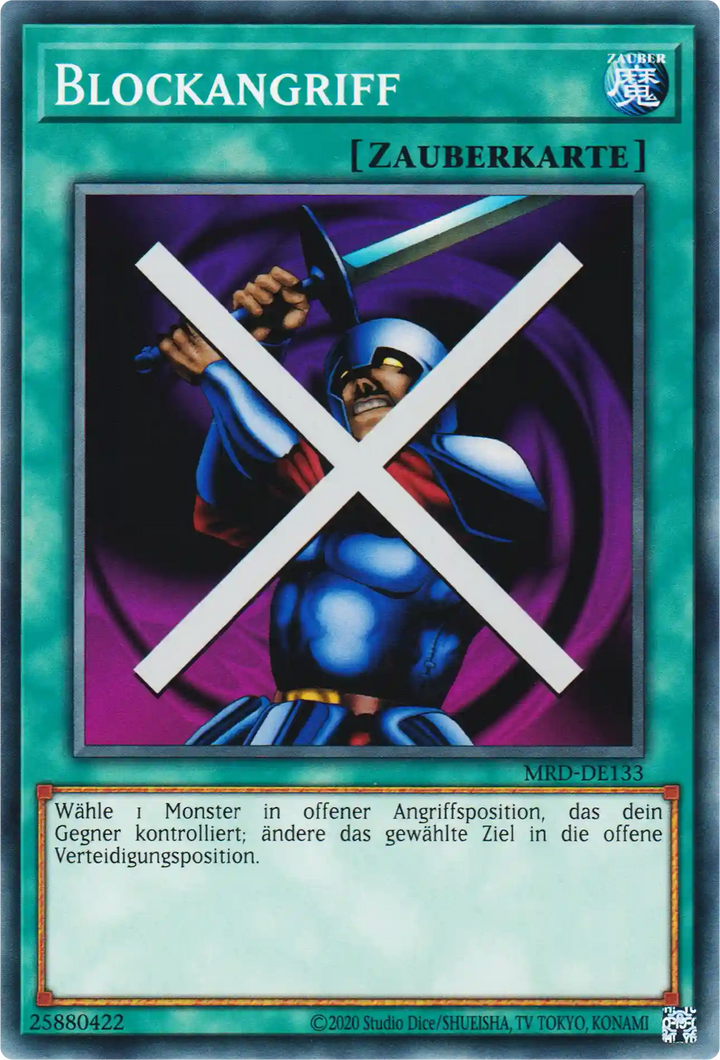 Blockangriff Yu-Gi-Oh! Karte MRD-DE133 Common