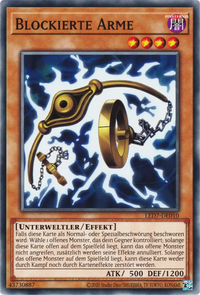 Blockierte Arme Yu-Gi-Oh! Karte LED7-DE010 Common