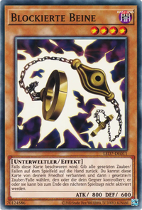 Blockierte Beine Yu-Gi-Oh! Karte LED7-DE011 Common