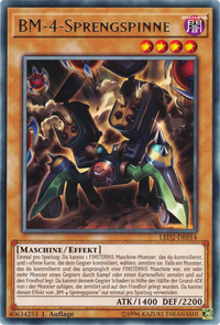BM-4-Sprengspinne Yu-Gi-Oh! Karte LED2-DE014 Rare