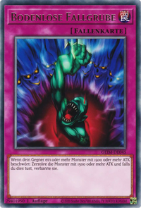 Bodenlose Fallgrube Yu-Gi-Oh! Karte GEIM-DE045 Rare