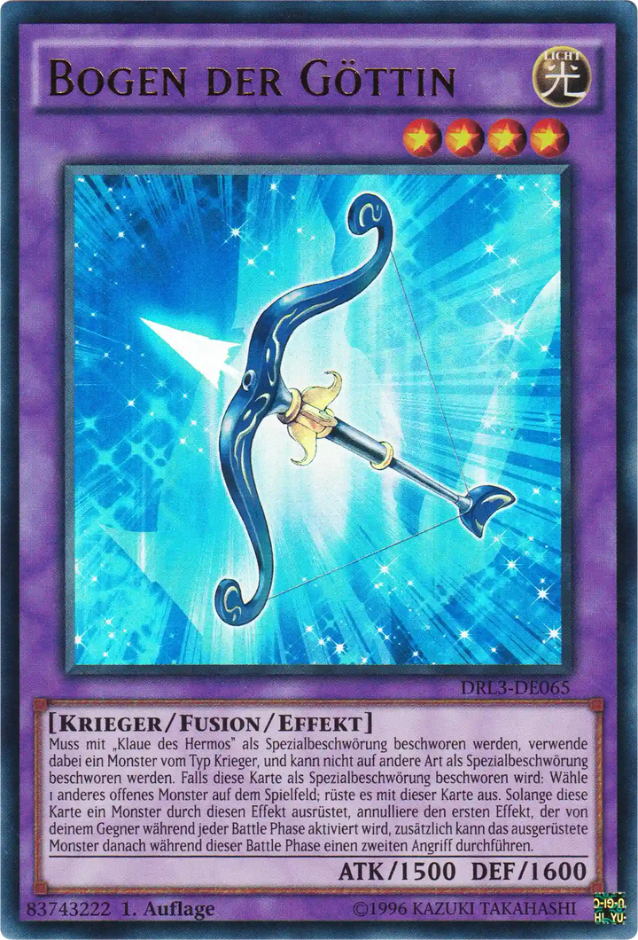 Bogen der Göttin Yu-Gi-Oh! Karte DRL3-DE065 Ultra Rare