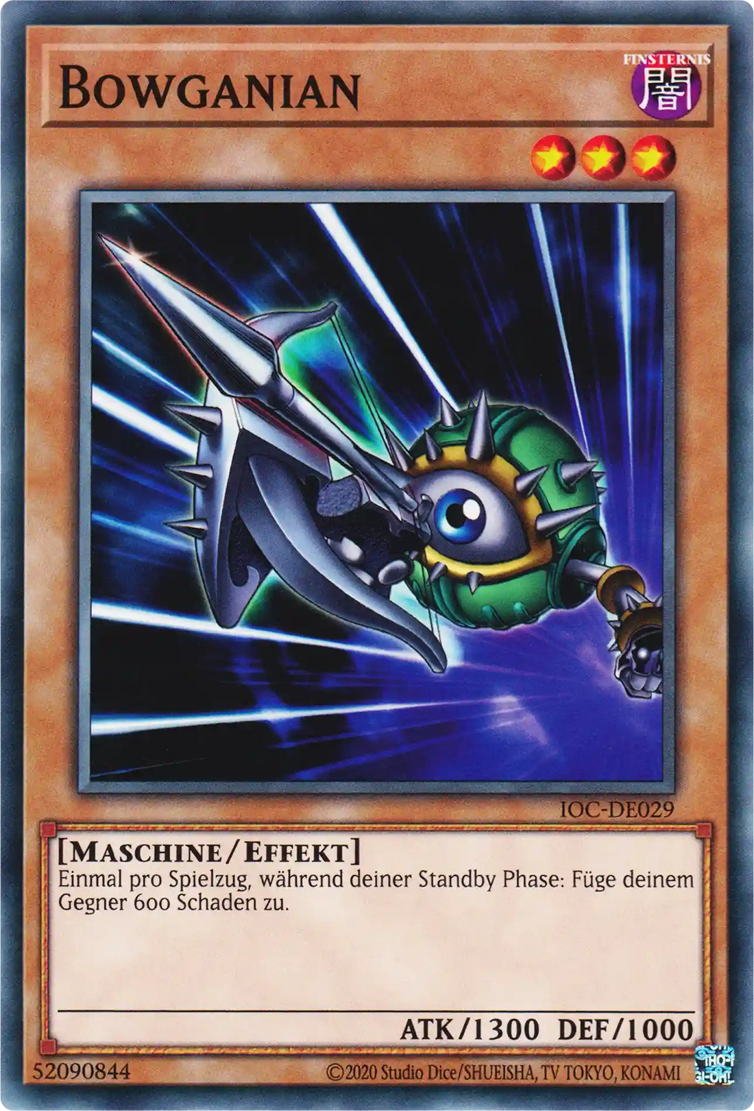 Bowganian Yu-Gi-Oh! Karte IOC-DE029 Common