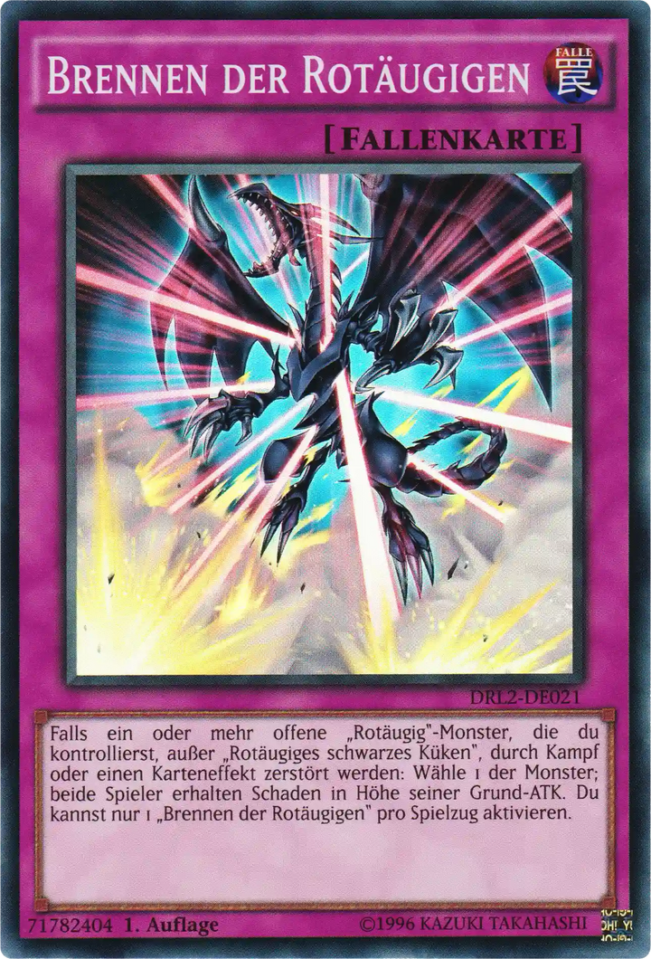 Brennen der Rotäugigen Yu-Gi-Oh! Karte DRL2-DE021 Super Rare