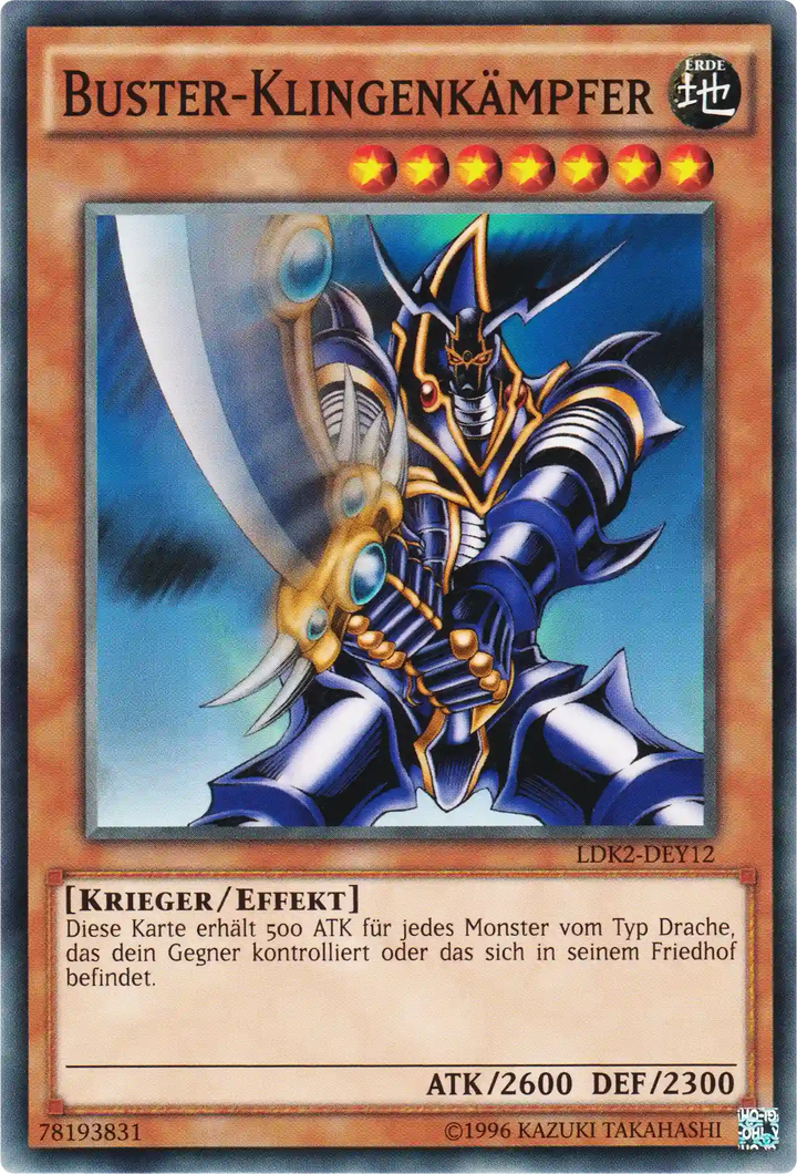 Buster-Klingenkämpfer Yu-Gi-Oh! Karte LDK2-DEY12 Common