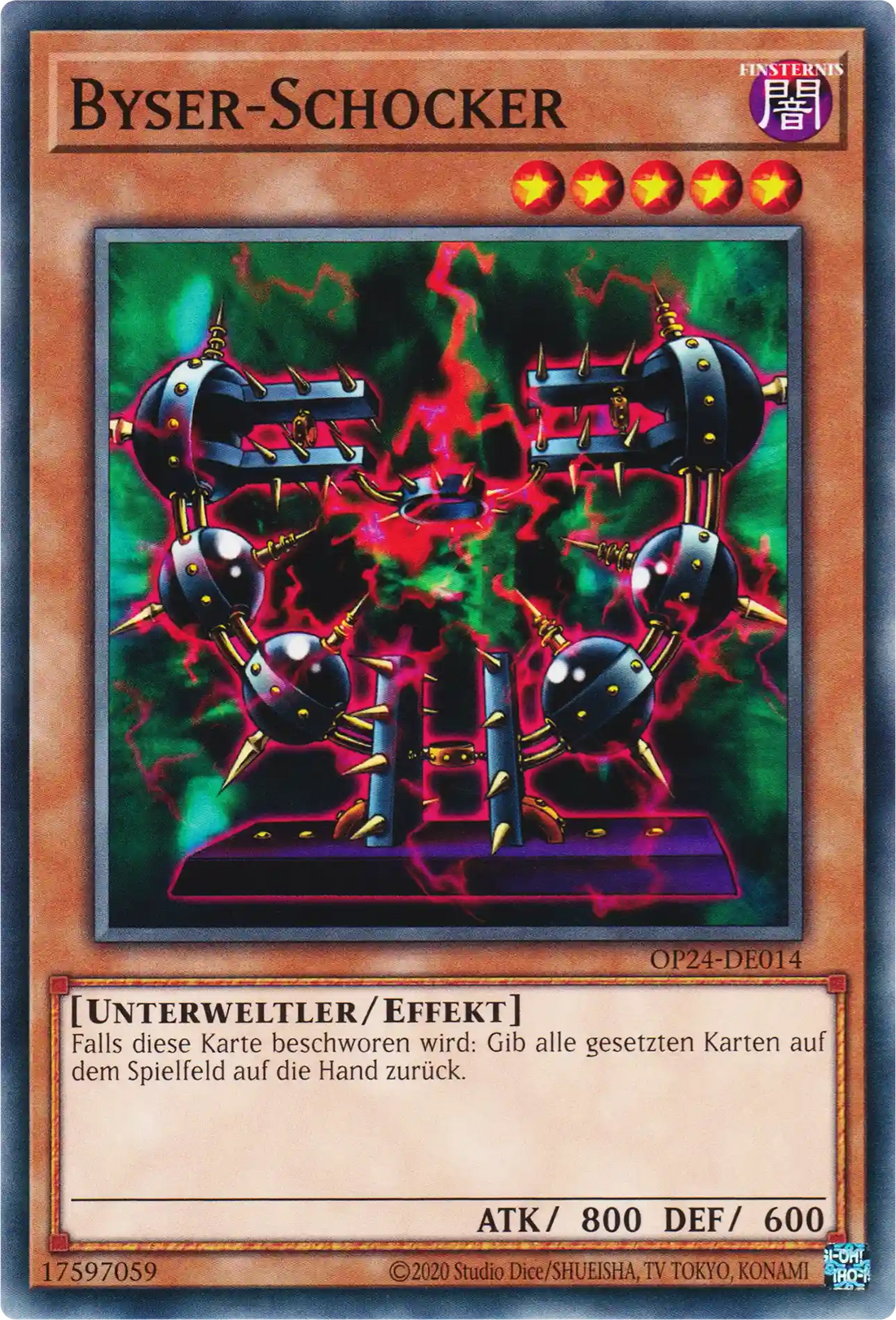 Byser-Schocker Yu-Gi-Oh! Karte OP24-DE014 Common