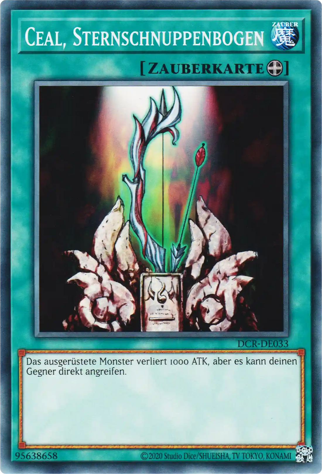Ceal, Sternschnuppenbogen Yu-Gi-Oh! Karte DCR-DE033 Common