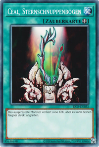 Ceal, Sternschnuppenbogen Yu-Gi-Oh! Karte DCR-DE033 Common