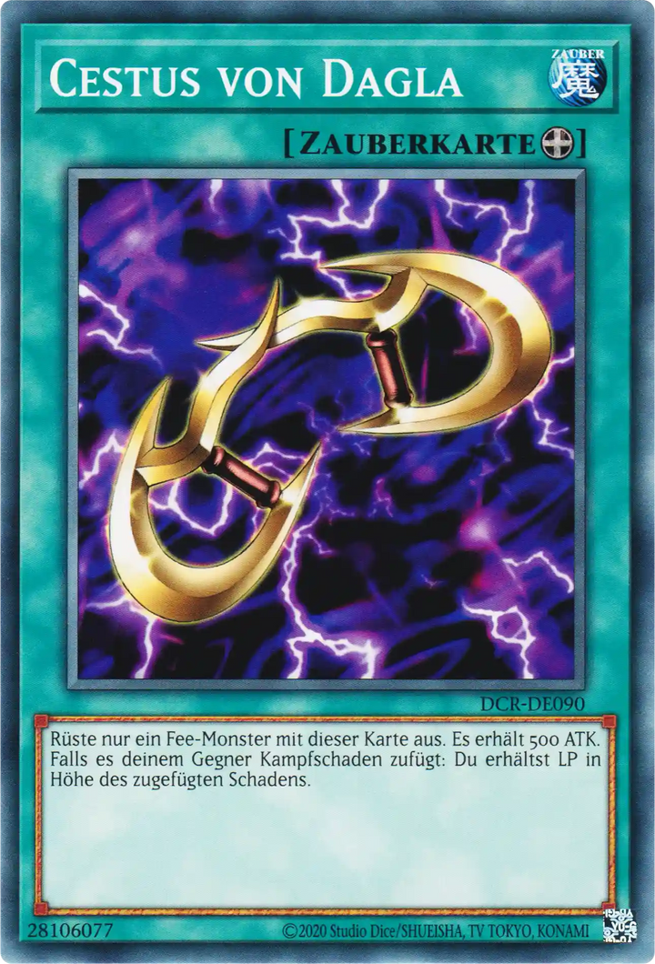 Cestus von Dagla Yu-Gi-Oh! Karte DCR-DE090 Common