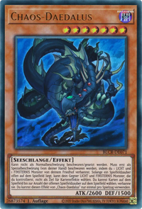 Chaos-Daedalus Yu-Gi-Oh! Karte BLCR-DE071 Ultra Rare