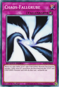 Chaos-Fallgrube Yu-Gi-Oh! Karte SGX3-DEI35 Common