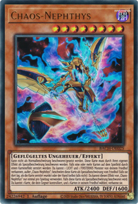 Chaos-Nephthys Yu-Gi-Oh! Karte BACH-DE025 Ultra Rare