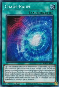 Chaos-Raum Yu-Gi-Oh! Karte RA01-DE065 Secret Rare