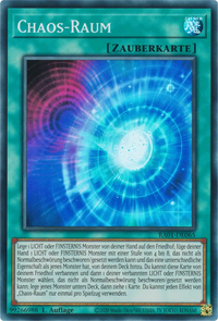 Chaos-Raum Yu-Gi-Oh! Karte RA01-DE065 Super Rare