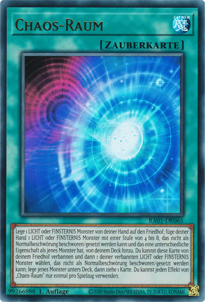 Chaos-Raum Yu-Gi-Oh! Karte RA01-DE065 Ultra Rare