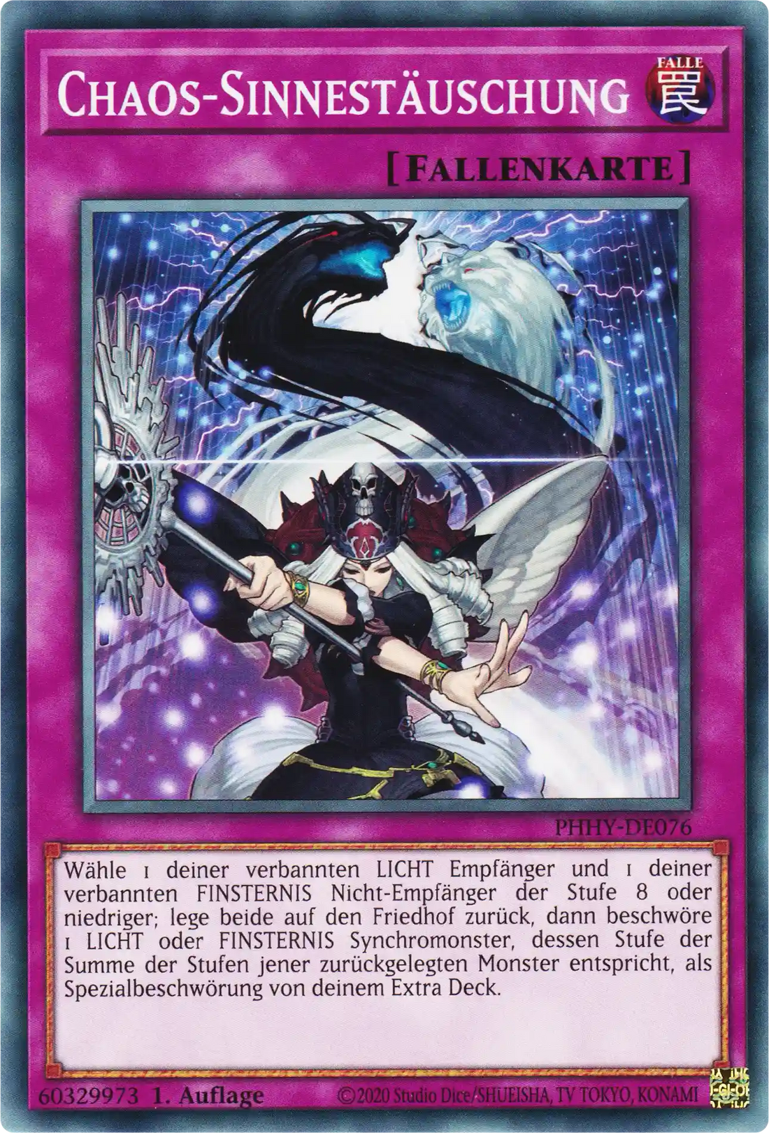 Chaos-Sinnestäuschung Yu-Gi-Oh! Karte PHHY-DE076 Common