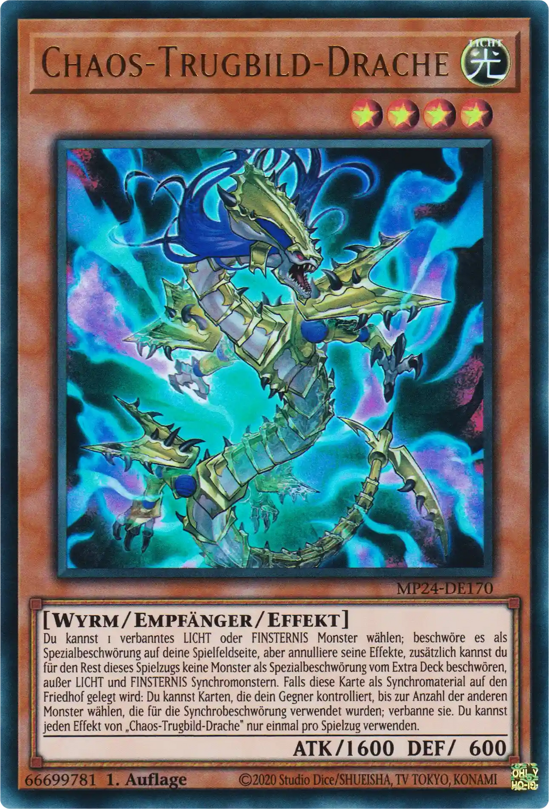 Chaos-Trugbild-Drache Yu-Gi-Oh! Karte MP24-DE170 Ultra Rare