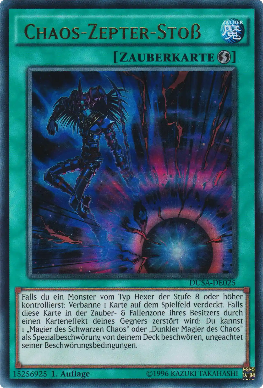Chaos-Zepter-Stoß Yu-Gi-Oh! Karte DUSA-DE025 Ultra Rare