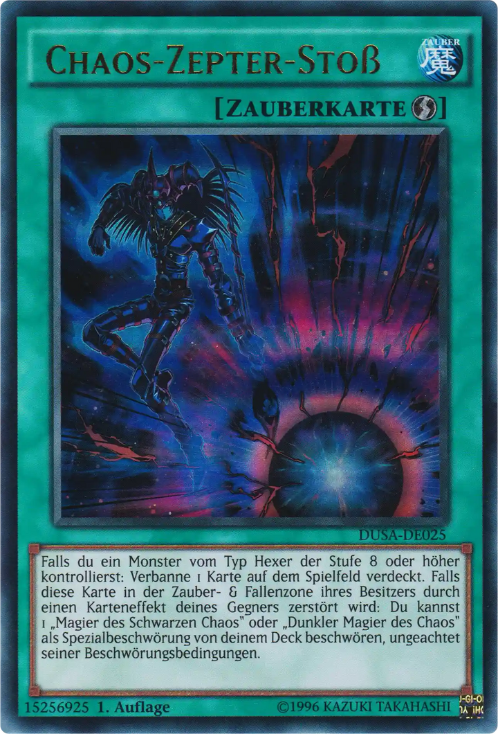 Chaos-Zepter-Stoß Yu-Gi-Oh! Karte DUSA-DE025 Ultra Rare