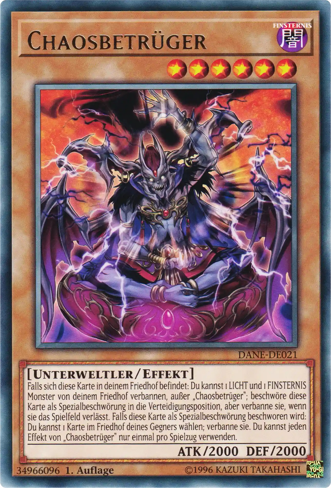 Chaosbetrüger Yu-Gi-Oh! Karte DANE-DE021 Rare